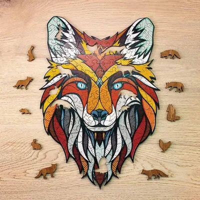 Image de Puzzle en bois - Renard