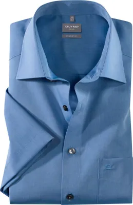 Produktbild von Kurzarmhemd Olymp Comfort Fit blau