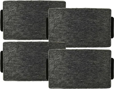 Produktbild von vhbw 4x Aktivkohlefilter kompatibel mit Miele DA 2360, DA 2690, DA 2698, DA 2390, DA 2660, DA 3560, DA 3560-60 Dunstabzugshaube - 23,7 x 14,6 x 1,9 cm