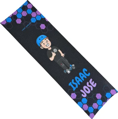 Produktbild von Root Industries Stunt-Scooter Griptape Sign. Isaac Jose Lila / Türkis