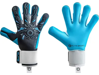 Productafbeelding van Elite Sport Neo Revolution X New Aqua Keepershandschoenen - Marine / Hemelsblauw | Maat: 11