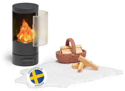 Zdjęcie produktu dla Kominek z akcesoriami do domku dla lalek Lundby
