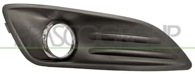 Produktbild von PRASCO Lüftungsgitter Grill Stoßfänger für FORD Fiesta Mk6 Schrägheck (JA8, JR8) mit Loch/Löchern für Nebellampen Chrom