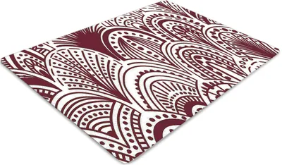 Obrázok produktu pre Podlahová ochranná podložka - Ochranná podložka pod stoličku - Podlahová podložka - 100x70 cm - Hindu