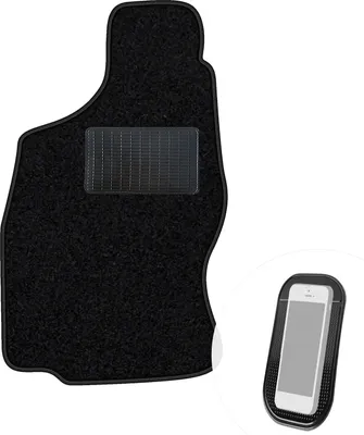 Produktbild von moto-MOLTICO Fahrer Fußmatte Auto Velours Fahrerseite Autoteppiche Schwarz Fahrermatte 1-teilig passend für Nissan Terano II 1993-2003