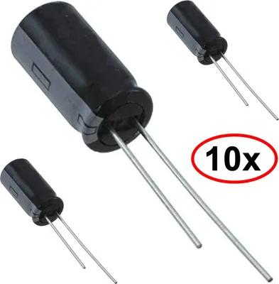 Produktbild von 10x UKL2AR68MDD1TD Aluminium-Elektrolyt-Kondensatoren 0.68uF 100V 20% #730043