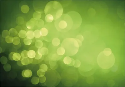 Produktbild von Wallario Poster - Abstrakte grüne Kreise  grüne Lichtpunkte, Kunstdruck Größe: 70 x 100 cm