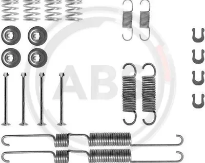 Produktbild von A.B.S. Zubehörsatz Bremsbacken 0738Q Hinten für TOYOTA Previa / Estima (R1, R2) 0,03kg