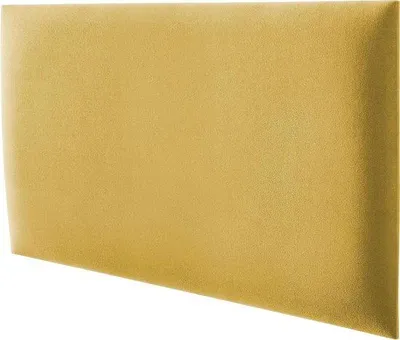 Produktbild von Gestoffeerde Wandpaneel 3D - 40 x 30 cm - Gelb