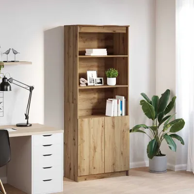 Produktbild von vidaXL Highboard Artisan-Eiche 70x35x180 cm Holzwerkstoff