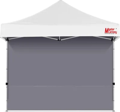 Obrázek produktu pro Boční stěnové panely pro altán - ochrana proti slunci - 1 balení - šedá - 3 x 3 m
