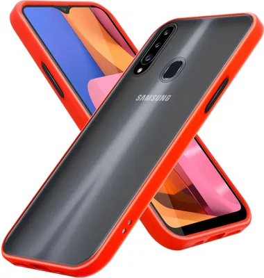 Immagine prodotto di Cadorabo custodia per Samsung Galaxy A20s custodia protettiva in silicone TPU trasparente custodia del telefono cellulare ibrido custodia protettiva