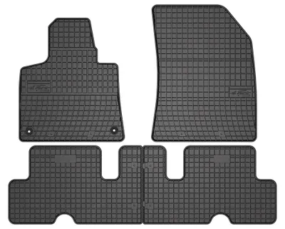 Zdjęcie produktu dla Dywaniki gumowe do Citroen C4 Spacetourer 2013-2018 (minivan) – 4 szt., czarne, dopasowane – Wielganizator SolidPRO