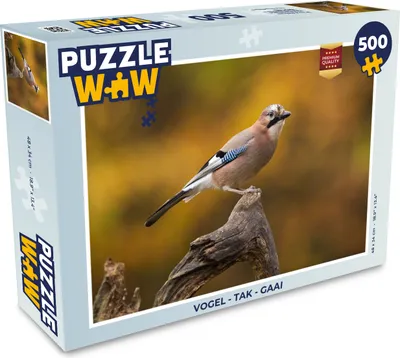 Obrázek produktu pro MuchoWow MuchoWow® Puzzle 500 ks Pták - větev - sojka