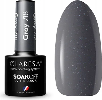 Immagine prodotto di CLARESA SoakOFF UV/LED Gel Grigio 218 5ml