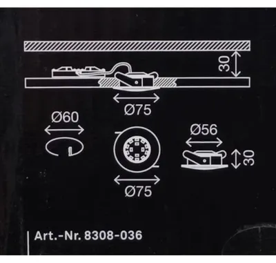Produktbild von Briloner GUNGA LED Einbauleuchten 3er Set Weiß 5W 400lm 3000K IP44 4-Stufen Dimmbar