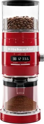 Zdjęcie produktu dla KitchenAid 5KCG8433EER, Młynek, 340 g, Frez trzpieniowy stożkowy, Stal nierdzewna, Czerwony, EMPIRE RED