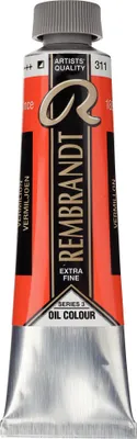 Zdjęcie produktu dla Tubka farby olejnej Rembrandt 40 ml Vermillion 311