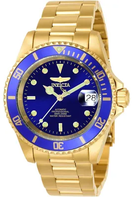 Obrázek produktu pro Invicta Pro Diver 8930OB Pánské Hodinky - Automatické Hnutí - Nerezová Ocel s Modrým Ciferníkem - 40 mm