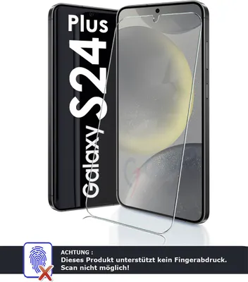 Produktbild von Für Samsung Galaxy S24+ S24 Plus - Panzerglas - Vollkleber! Panzerfolie Schutzglasfolie Displayschutzglas Echt Glas Schutz Folie Display Glasfolie 9H