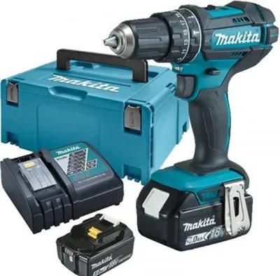 Obrázok produktu pre Makita DHP482RFJ Aku vŕtací skrutkovač s príklepom 18V