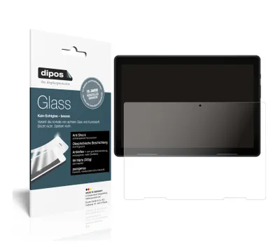 Produktbild von 2x Schutzfolie für Medion Lifetab E10802 matt - Anti-Shock 9H Folie dipos Glass Kunststoffglas