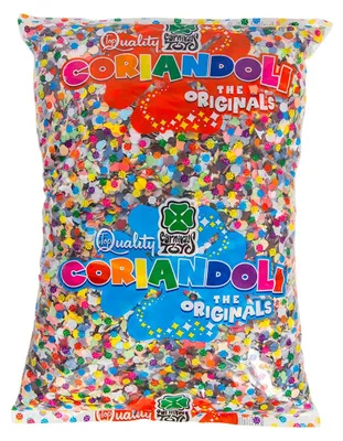 Produktbild von Buntes Papier Konfetti 400g für Karneval & Fasching, leicht fliegend und sanft rieselnd