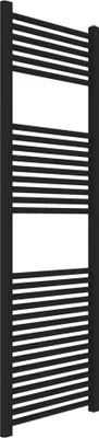 Produktbild von Eleganter Badheizkörper mm 600x1500 in schwarzer Farbe