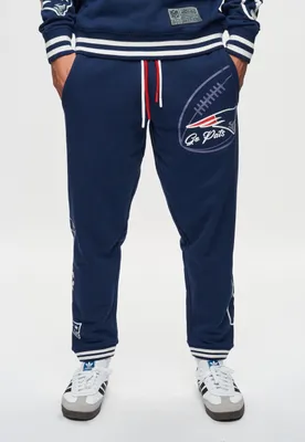 Produktbild von Recovered Jogginghose NFL Patriots Go Pats im lockeren Schnitt Navy M