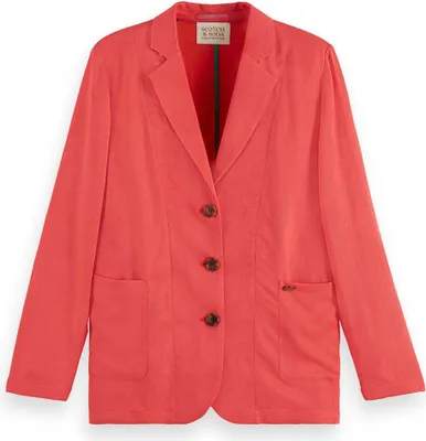 Produktbild von Scotch & Soda Boxy Unlined Single Breasted Blazer Rot S Frau Rot S