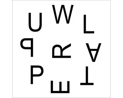 Produktbild von Glasbild Wuppertal Buchstaben GLA2517 50x50 cm