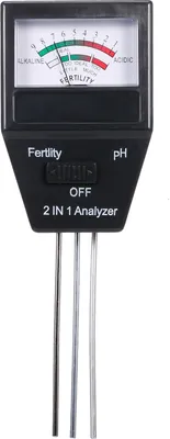 Obrázok produktu pre 2 v 1 pH meter na pôdu, tester úrodnosti, pH tester, tester pôdy pre záhradu, farmu, trávnik, vnútorné aj vonkajšie použitie, starostlivosť o rastliny