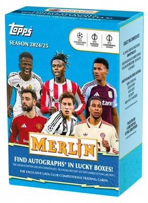Produktbild von Value BOX Merlin 2024/25 Topps UEFA UCC Football Cards – A Chance to Get an Autograph