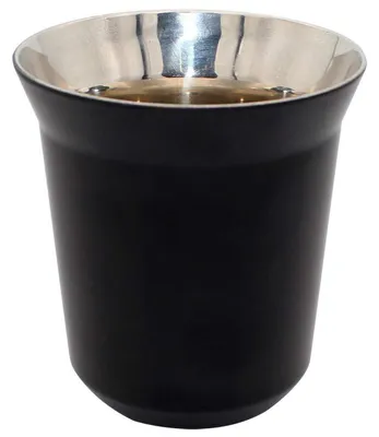 Immagine prodotto di Tazze da espresso in acciaio inossidabile isolate, 160 ml, nere, a doppia parete, con isolamento termico