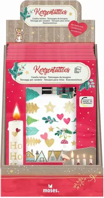 Produktbild von MOSES Kerzen Tattoos Winterwunder Kerze DIY Weihnachten