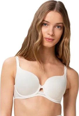 Obrázek produktu pro Triumph Wild Rose Sensation, Triko, Bílá, Kostice, 85B, Elastan, Polyamid, Polyester, 33% Polyamide, 53% Polyester, 14% Elastane