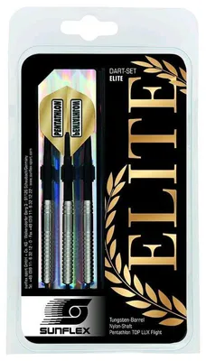 Image de Flèches de fléchettes Sunflex ELITE | Fléchettes, jeu de fléchettes, flèches, tiges, corps, ailettes, fléchettes en acier
