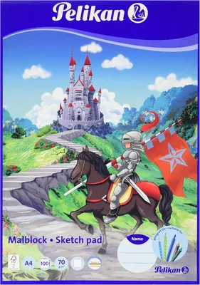Produktbild von Pelikan-Malblock A4/100 Blatt