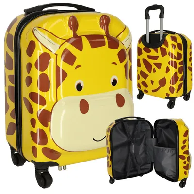 Produktbild von Kinderreisekoffer auf Rädern Giraffe