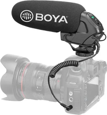 Image de Boya BOYA BY-BM3030 microphone Noir Microphone pour appareil photo numérique
