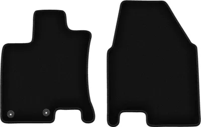 Immagine prodotto di Wielganizator Tappetini anteriori in velluto per Nisan Qashqai +2 (2008-2013, crossover) neri, set 2 pz, con fissaggi