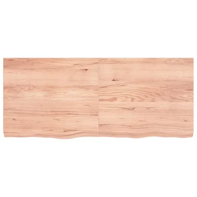 Immagine prodotto di Piano tavolo vidaXL marrone chiaro 140x60x(2-6) cm in legno massello di rovere trattato