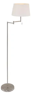 Obrázok produktu pre Mexlite - lampa stojaca - Bella - oceľ - kov látka - čítacia lampa - E27 - 5894ST