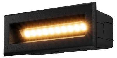 Produktbild von Maytoni Bosca LED Treppenbeleuchtung 5W Schwarz IP65 Warmweiss