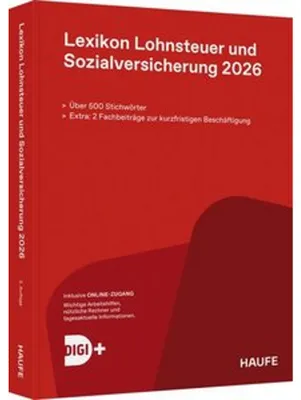 Produktbild von Lexikon Lohnsteuer und Sozialversicherung 2026 plus Onlinezugang