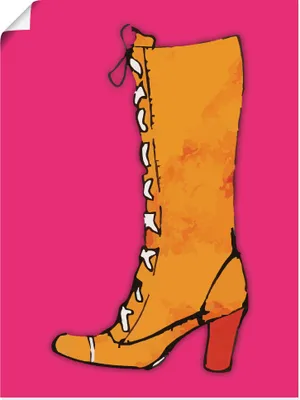 Produktbild von ARTland Poster Stiefel Größe: 45x60 cm