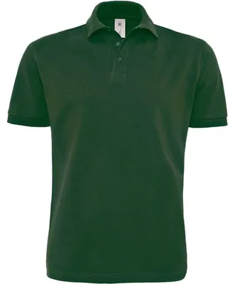 Produktbild von Herren-Poloshirt, Kurzarm - B&C HEAVYMILL - bottle green - Größe S