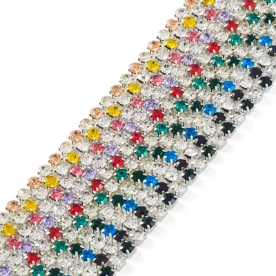 Produktbild von 10 Meter lange Strasskette für DIY-Kleidung und Schmuck