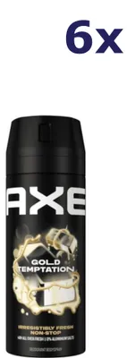 Produktbild von 6x Axe Deo Bodyspray 150 ml, Gold Temptation