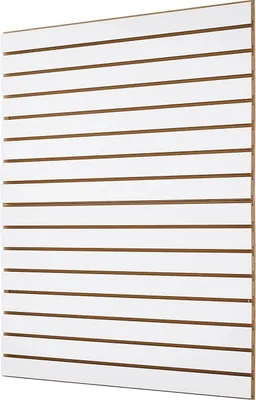 Zdjęcie produktu dla Panel ścienny slatwall 120x120 MDF do garażu ekspozycja